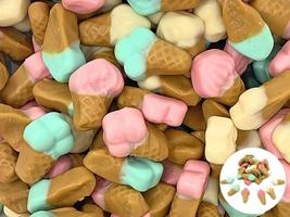 Gummy Ice Cream Cones 1lb